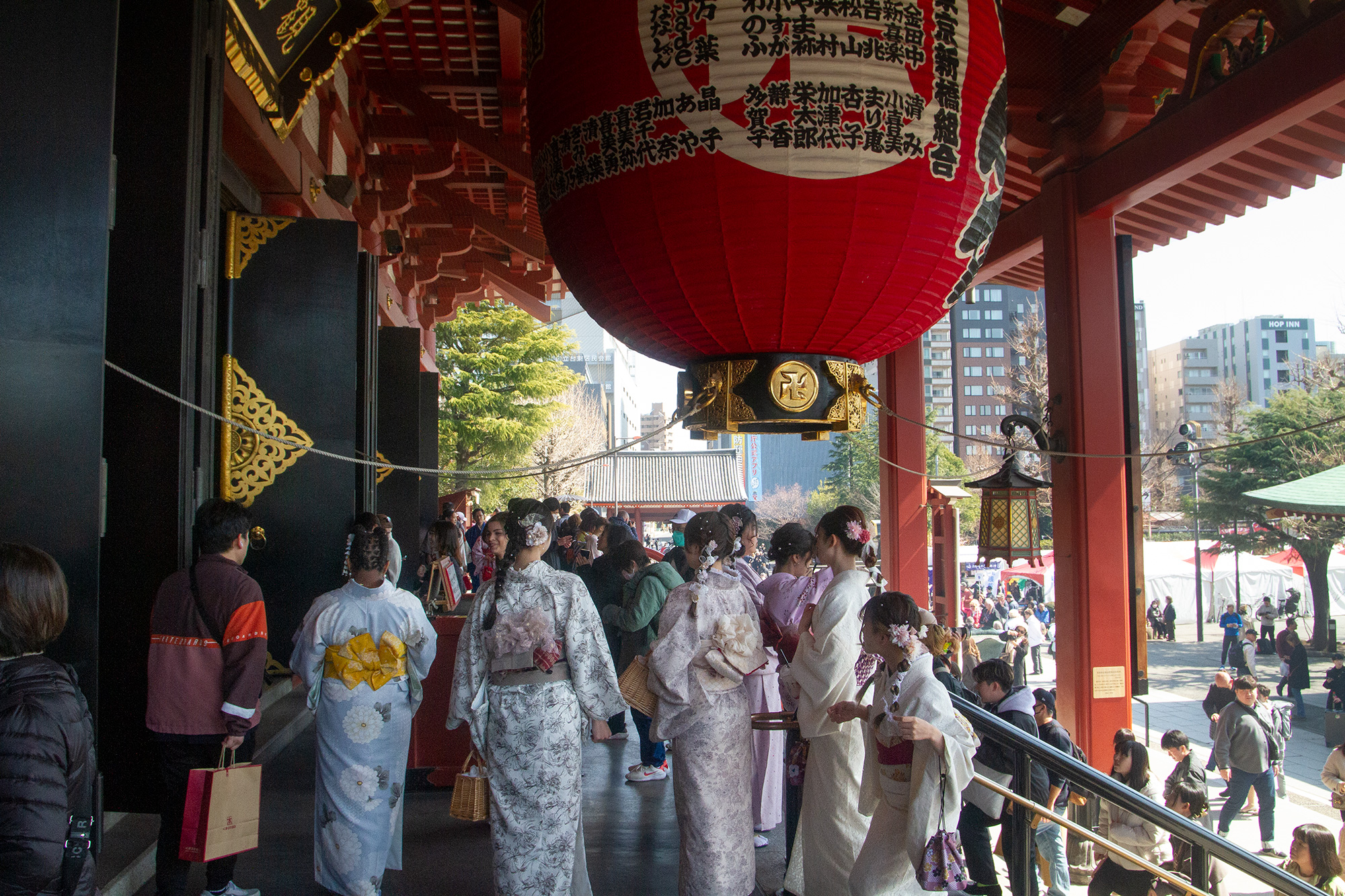 Kimono dress-up at Senso-ji